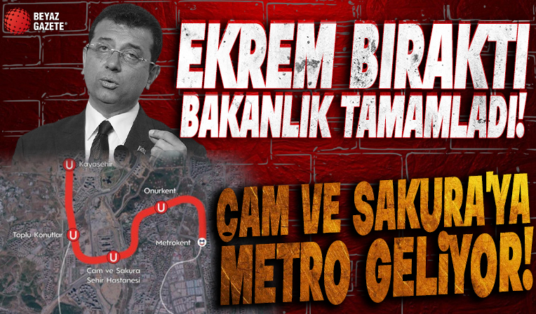 İstanbul için çalışanlar var! İBB'nin yapmaktan vazgeçtiği Başakşehir-Kayaşehir Metro Hattı'nı bakanlık tamamladı