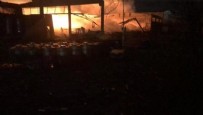  ÇERKEZKÖY - Parfüm fabrikasında büyük yangın