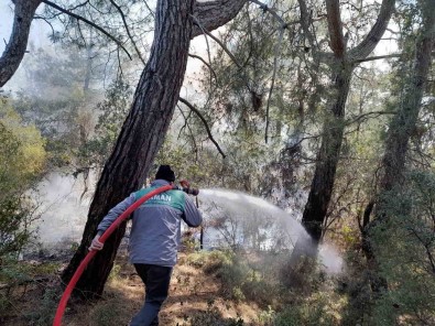 Antalya'daki Orman Yangini 2 Saatte Kontrol Altina Alindi