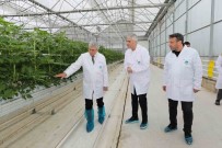 Baskan Yüce, Cengiz Kurtoglu'na Projeleri Tanitti