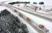 Erzincan'da Kar Ve Tipiden 135 Köy Yolu Ulasima Kapandi