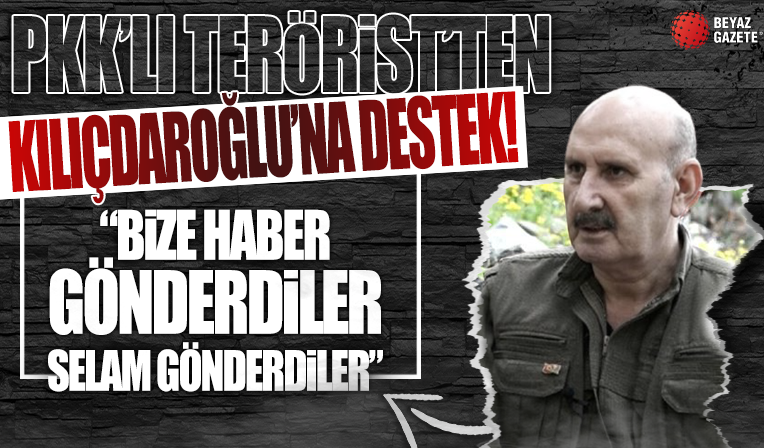PKK'lı terörist Sabri Ok'tan Kemal Kılıçdaroğlu'nun adaylığına destek