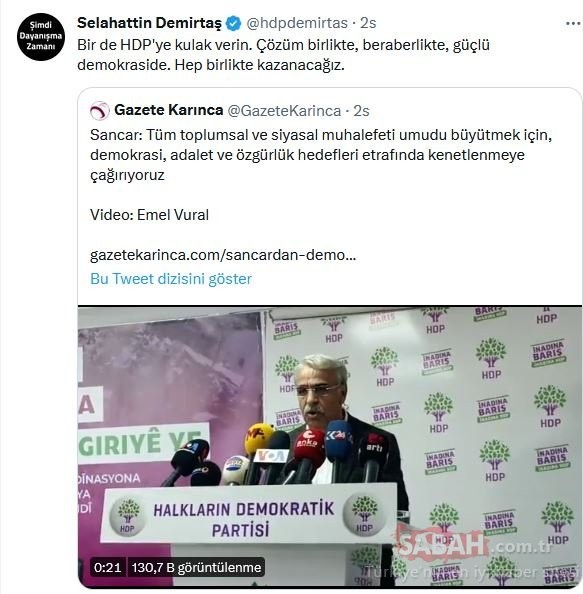 İYİ Parti'nin kalktığı 6'lı masaya HDP gözünü dikti: Demirtaş'tan Kılıçdaroğlu'nun davetine yanıt