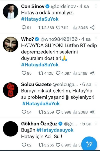 Sosyal medyada 'İçme suyu yok' provokasyonu! FETÖ'cü ve PKK'lı hesaplar yine sahnede! Valilik'ten açıklama geldi