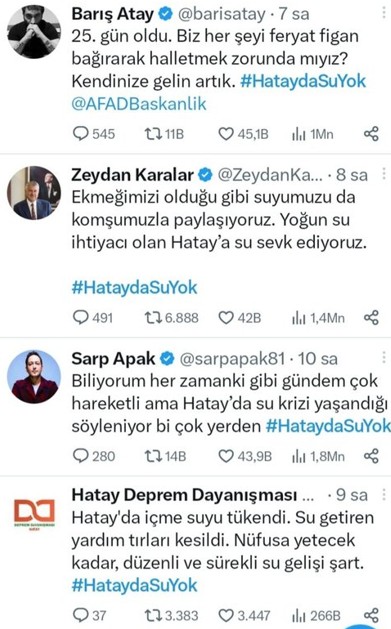 Sosyal medyada 'İçme suyu yok' provokasyonu! FETÖ'cü ve PKK'lı hesaplar yine sahnede! Valilik'ten açıklama geldi