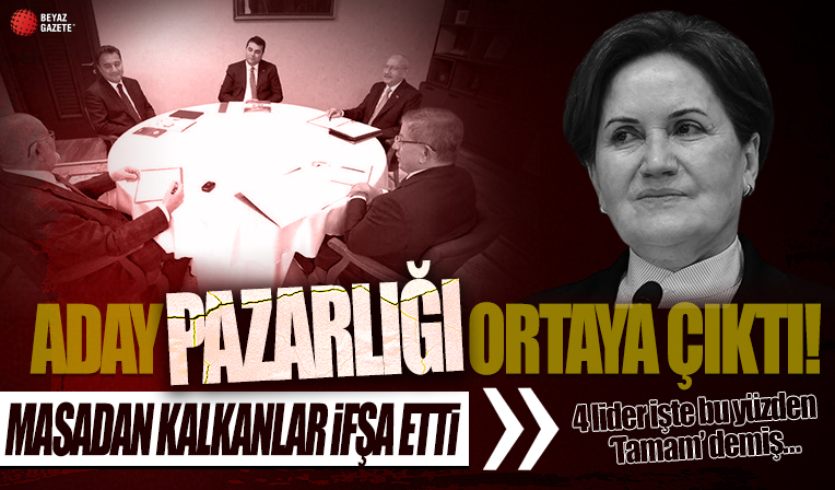 Kemal Kılıçdaroğlu ve 4 lider arasındaki vekil pazarlığı ortaya çıktı