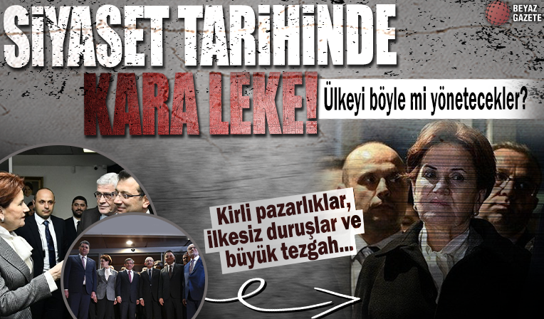 Siyaset tarihinde kara leke! Ülkeyi böyle mi yönetecekler? Kirli pazarlıklar, ilkesiz duruş, büyük tezgah…