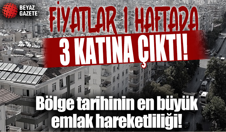 Trakya'ya deprem göçü! Bölge tarihinin en büyük emlak hareketliliği