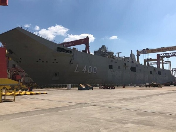 İlk Türk uçak gemisinde heyecanlandıran gelişme: Donanmaya teslim edildi