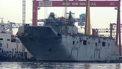 İlk Türk uçak gemisinde heyecanlandıran gelişme: Donanmaya teslim edildi