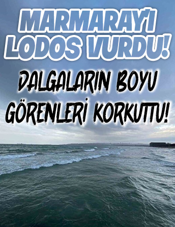 Marmaray'ı lodos vurdu: Dalgaların boyu görenleri korkuttu