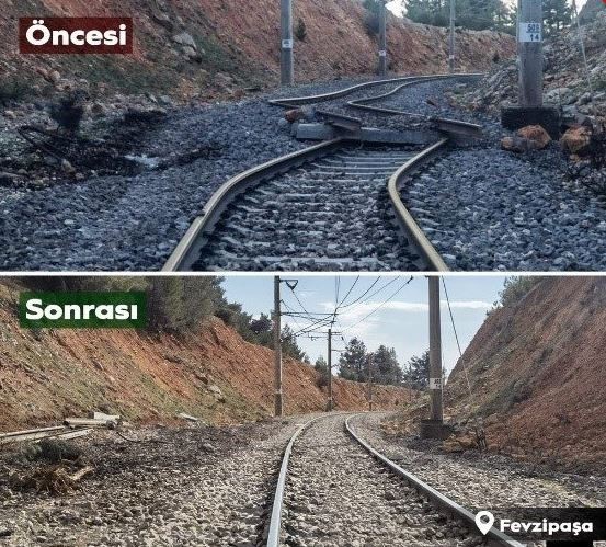 Bakanlıktan dev çalışma: Tüm yollar açıldı! 100 bine yakın yolcu, 965 vagon yardım malzemesi taşındı