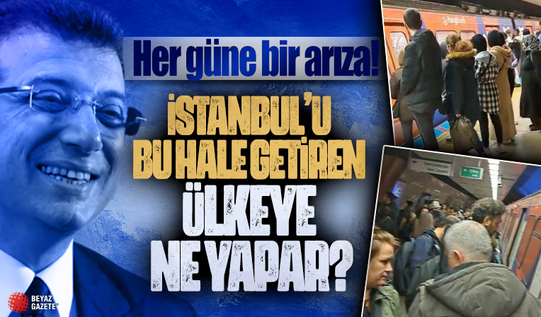 İstanbul'da tanıdık görüntüler: Metro arızalandı, insan seli oluştu!