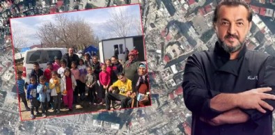 Mehmet Şef depremzedelerle buluştu