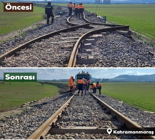 Bakanlıktan dev çalışma: Tüm yollar açıldı! 100 bine yakın yolcu, 965 vagon yardım malzemesi taşındı