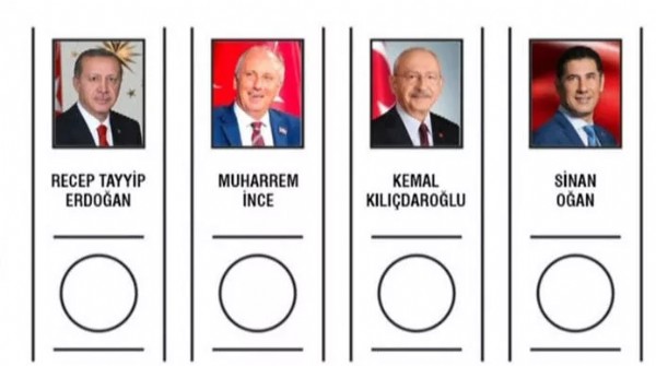 Cumhurbaşkanı adaylarının oy pusulasındaki yerleri belli oldu! Başkan Erdoğan birinci sırada
