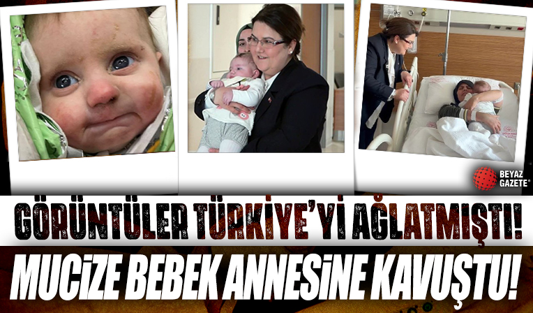 Asrın felaketinde enkazdan çıkarılan “Mucize Bebek” annesine kavuştu
