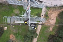 (Özel) Uludag'da Ölümle Burun Buruna... 165 Metre Yüksekte Cambazlari Aratmiyorlar