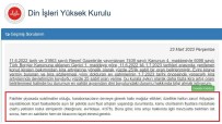 Trabzonlu Kira Artisi Ile Ilgili Din Isleri Yüksek Kurulu'na Fetva Basvurusunda Bulundu, Kurul Cevabini Siteden Duyurdu