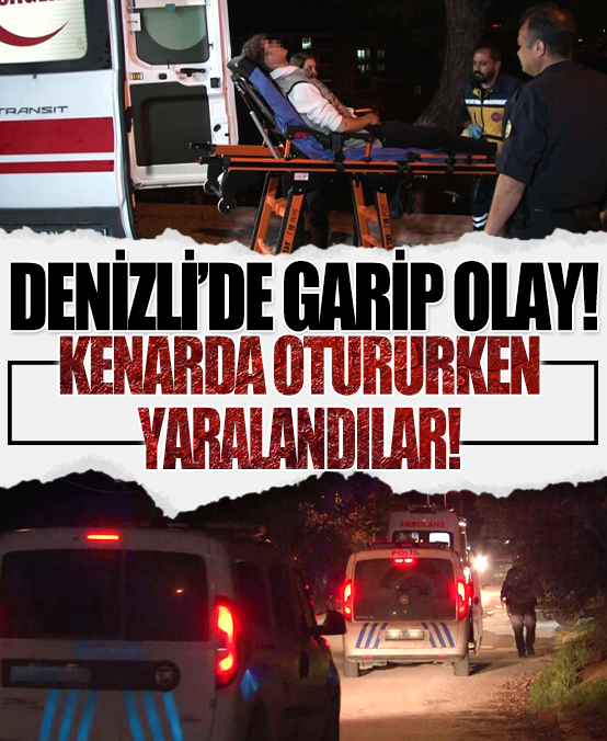 Denizli'de rastgele sıkılan pompalı, 4 genci yaraladı