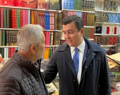 Osman Gökçek, Hacı Bayram Veli Camii ve esnafı ziyaret etti...