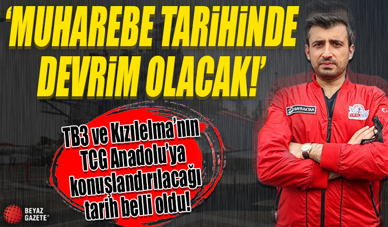 Selçuk Bayraktar'dan TCG Anadolu mesajı: Muharebe tarihinde devrim olacak