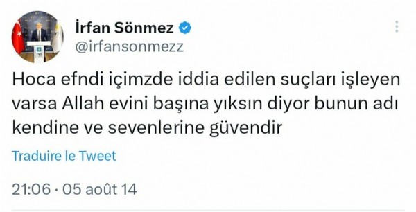İyi Parti, FETÖ'yü öven İrfan Sönmez'i birinci sıradan vekil adayı yaptı