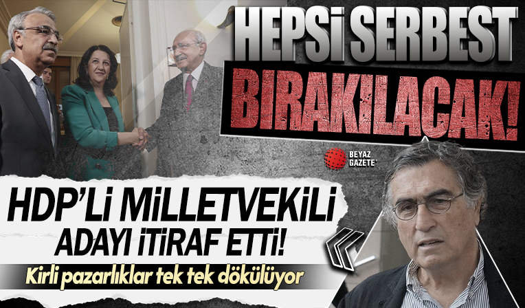Kirli pazarlıklar tek tek ortaya çıkıyor! HDP'li Hasan Cemal itiraf etti: Tutuklular salınacak