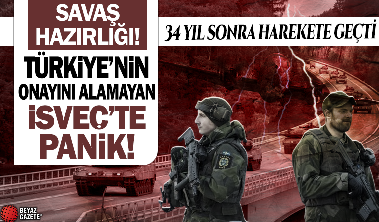 Türkiye'nin onayını alamayan İsveç'te panik! Savaş hazırlığı: 34 yıl sonra ilk harekete geçtiler