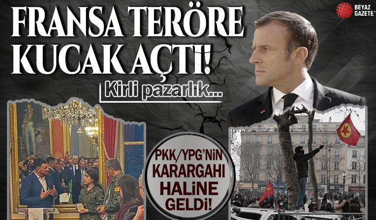Fransa terör örgütünün karargahı haline geldi: PKK/YPG elebaşları ile kirli pazarlık...