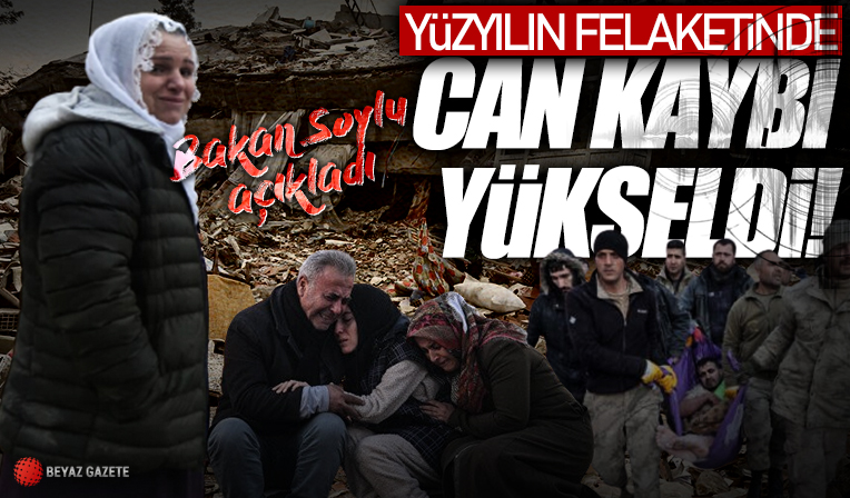 Bakan Soylu: Depremde can kaybı 50 bin 500'e yükseldi