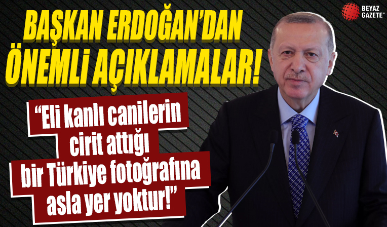 Başkan Erdoğan'dan Diyarbakır'da önemli mesajlar: Milletimizin geleceğinde eli kanlı canilerin cirit attığı bir Türkiye fotoğrafına yer yoktur