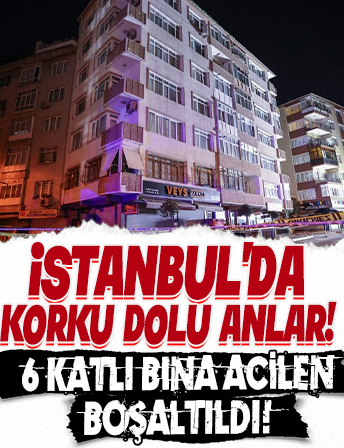 İstanbul’da 6 katlı bina acilen boşaltıldı! Saatler sonra yıkılacak!