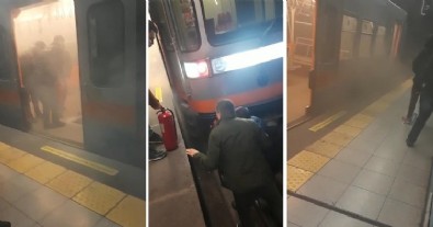 İstanbul'da metroda büyük panik: Yolcular hızla tahliye edildi!