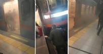  MENDERES - İstanbul'da metroda büyük panik: Yolcular hızla tahliye edildi!