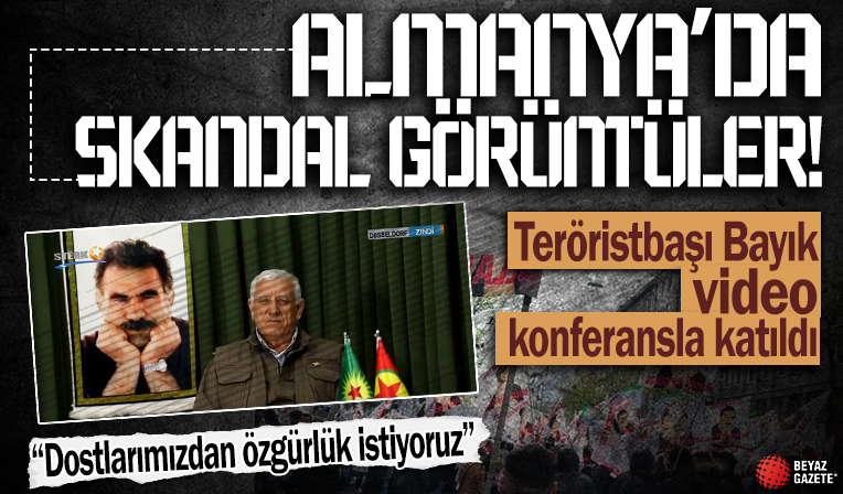 Almanya'da skandal görüntüler! Cemil Bayık: Dostlarımızdan Apo için özgürlük istiyoruz