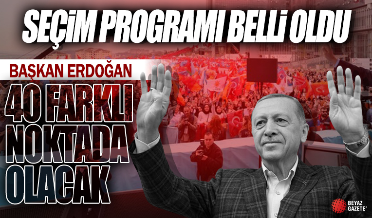 Başkan Erdoğan'dan seçimler için kritik karar: 40 farklı noktada olacak