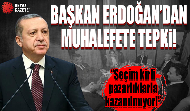 Cumhurbaşkanı Erdoğan Şanlıurfa'dan muhalefete yüklendi: Seçim kirli pazarlıklarla kazanılmıyor
