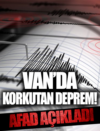 Van'da 4 büyüklüğünde deprem