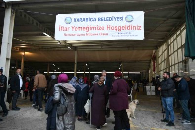 Karabiga Belediyesi 1500 Kisilik Iftar Verdi