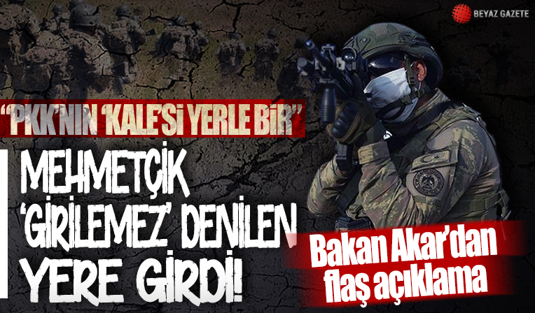 Mehmetçik, teröristlerin kale olarak gördüğü Çemçö mağarasına girdi