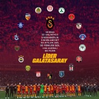 SPOR TOTO SÜPER LIG - Galatasaray'dan Fenerbahçe'ye olay gönderme: Sahada yenen lider