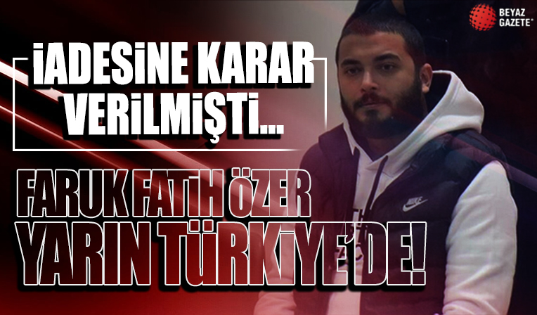 Thodex'in kurucusu Faruk Fatih Özer yarın Türkiye'ye getirilecek