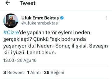 Terör seviciler birer birer ifşa oluyor: CHP'li Ufuk Emre Bektaş'ın PKK'yı savunduğu paylaşımları ortaya çıktı
