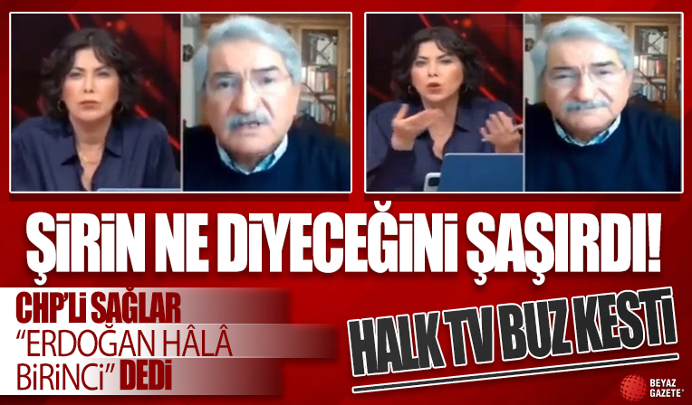 CHP'li Sağlar, 'AK Parti ve Erdoğan hala birinci' deyince Şirin Payzın şoka girdi! O anlar sosyal medyada viral oldu