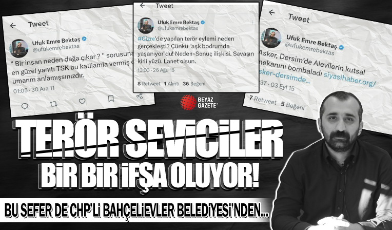 Terör seviciler birer birer ifşa oluyor: CHP'li Ufuk Emre Bektaş'ın PKK'yı savunduğu paylaşımları ortaya çıktı