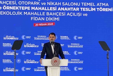 Bakan Kurum Açiklamasi '1.5 Milyon Konutluk Büyük Istanbul Dönüsümünde Ilk Temellerimizi Yarin Atiyoruz'