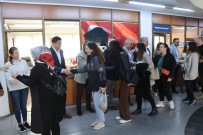 Baskan Özcan, Personelleri Ile Bayramlasti