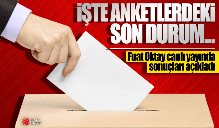 Cumhurbaşkanı Yardımcısı Fuat Oktay canlı yayında açıkladı! İşte anketlerdeki son durum