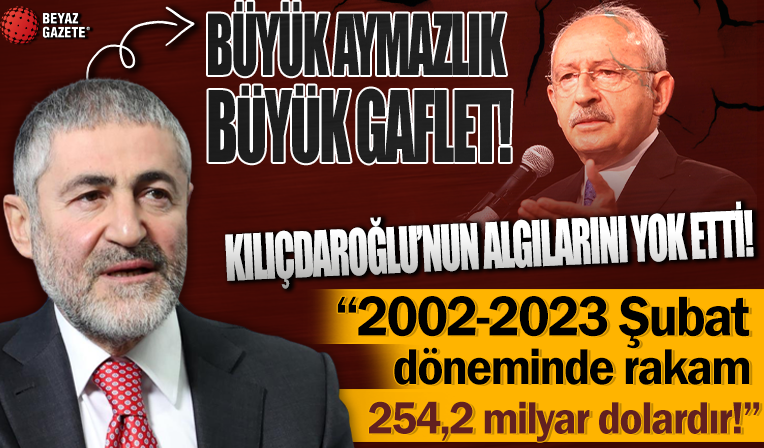 Bakan Nebati, Kılıçdaroğlu'nun algı operasyonunu rakamlarla çürüttü: Büyük aymazlık, büyük gaflet